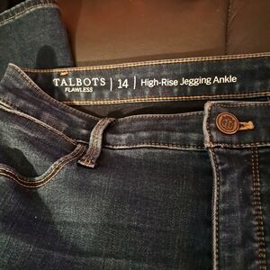 Talbots Dark Blue High-Rise Jegging Ankle